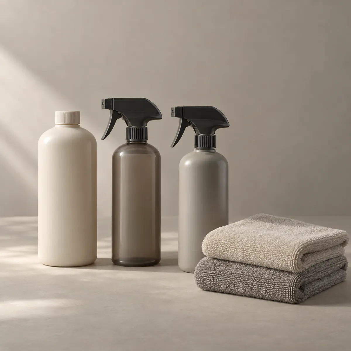 Starter car care kit with car wash soap, quick detail spray and towels